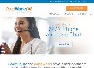 How viewyourbenefits.com looks like on a tablet such as an iPad.