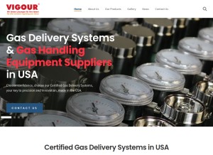 How vigourcorp.com looks like on a tablet such as an iPad.