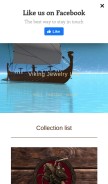 How vikingjewelry.life looks like on a mobile device such as an iPhone.