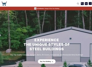 How vikingsteelstructures.com looks like on a tablet such as an iPad.