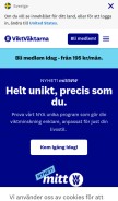 How viktvaktarna.se looks like on a mobile device such as an iPhone.
