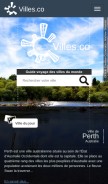 How villes.co looks like on a mobile device such as an iPhone.