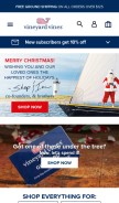 How vineyardvines.com looks like on a mobile device such as an iPhone.
