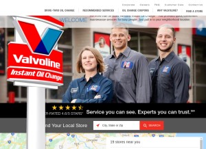 How vioc.com looks like on a tablet such as an iPad.