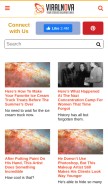 How viralnova.com looks like on a mobile device such as an iPhone.