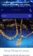 How viranijewelers.com looks like on a mobile device such as an iPhone.