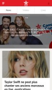 How virginradio.fr looks like on a mobile device such as an iPhone.