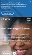 How virtahealth.com looks like on a mobile device such as an iPhone.