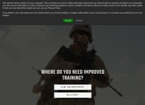 How virtra.com looks like on a tablet such as an iPad.
