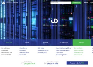 How virtualhosting.hk looks like on a tablet such as an iPad.