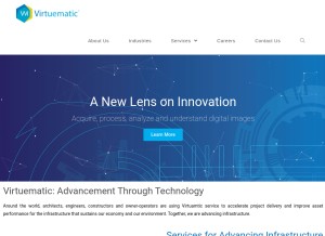 How virtuematic.com looks like on a tablet such as an iPad.