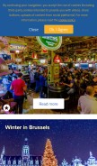 How visit.brussels looks like on a mobile device such as an iPhone.