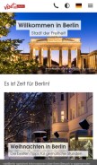 How visitberlin.de looks like on a mobile device such as an iPhone.