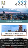 How visitmanchester.com looks like on a mobile device such as an iPhone.