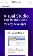 How visualstudio.com looks like on a mobile device such as an iPhone.