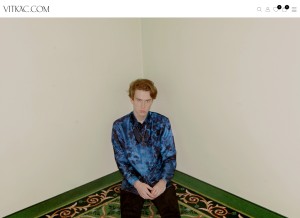 How vitkac.com looks like on a tablet such as an iPad.