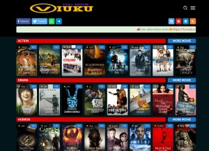 How viuku.com looks like on a tablet such as an iPad.