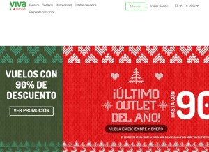 How vivaaerobus.com looks like on a tablet such as an iPad.