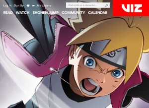 How viz.com looks like on a tablet such as an iPad.