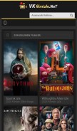 How vkfilmizle.net looks like on a mobile device such as an iPhone.