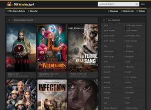 How vkfilmizle.net looks like on a tablet such as an iPad.