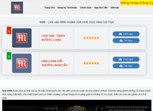 How vn178.net looks like on a tablet such as an iPad.