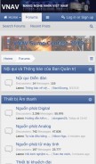 How vnav.vn looks like on a mobile device such as an iPhone.