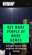 How vnnsports.net looks like on a mobile device such as an iPhone.