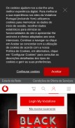 How vodafone.pt looks like on a mobile device such as an iPhone.