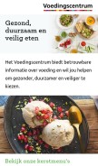 How voedingscentrum.nl looks like on a mobile device such as an iPhone.