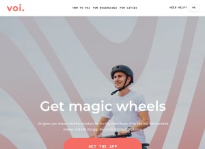 How voiapp.io looks like on a tablet such as an iPad.