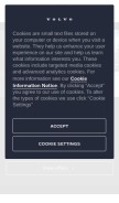 How volvocars.com looks like on a mobile device such as an iPhone.