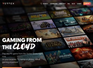 How vortex.gg looks like on a tablet such as an iPad.