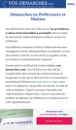 How vos-demarches.com looks like on a mobile device such as an iPhone.