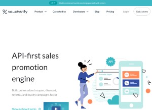 How voucherify.io looks like on a tablet such as an iPad.