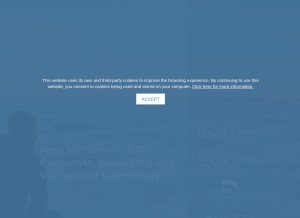 How voxelgroup.net looks like on a tablet such as an iPad.