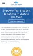 How voyagerlearning.com looks like on a mobile device such as an iPhone.
