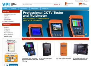 How vpi.us looks like on a tablet such as an iPad.