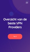 How vpn-provider.nl looks like on a mobile device such as an iPhone.