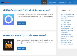 How vpndudes.com looks like on a tablet such as an iPad.