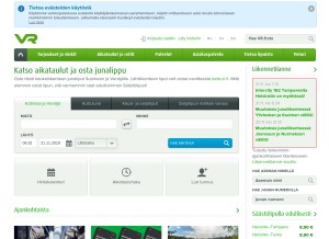 How vr.fi looks like on a tablet such as an iPad.
