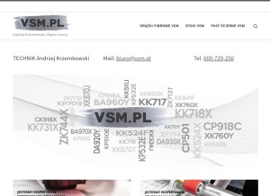 How vsm.pl looks like on a tablet such as an iPad.