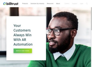How vuebill.com looks like on a tablet such as an iPad.
