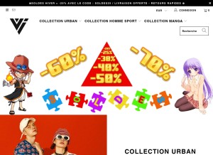 How vultech.fr looks like on a tablet such as an iPad.