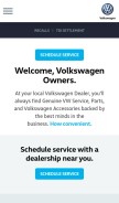 How vwserviceandparts.com looks like on a mobile device such as an iPhone.
