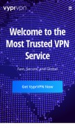 How vyprvpn.com looks like on a mobile device such as an iPhone.