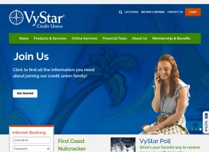How vystarcu.org looks like on a tablet such as an iPad.