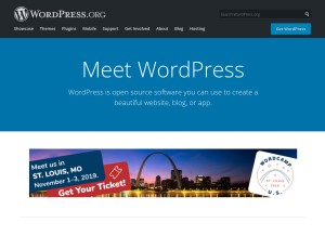 How w.org looks like on a tablet such as an iPad.