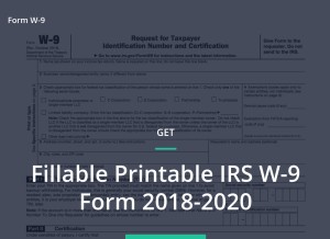 How w9form-online.com looks like on a tablet such as an iPad.
