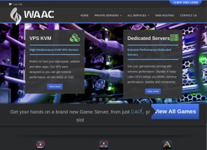 How waaclive.com looks like on a tablet such as an iPad.
